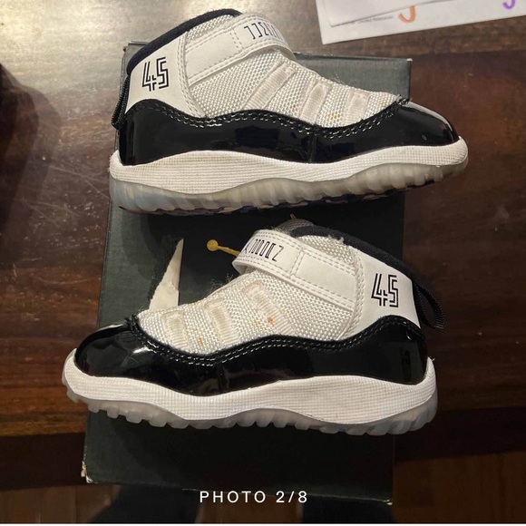 Nike Jordan 11 Concord Infant Size 6 - Picture 5 of 7